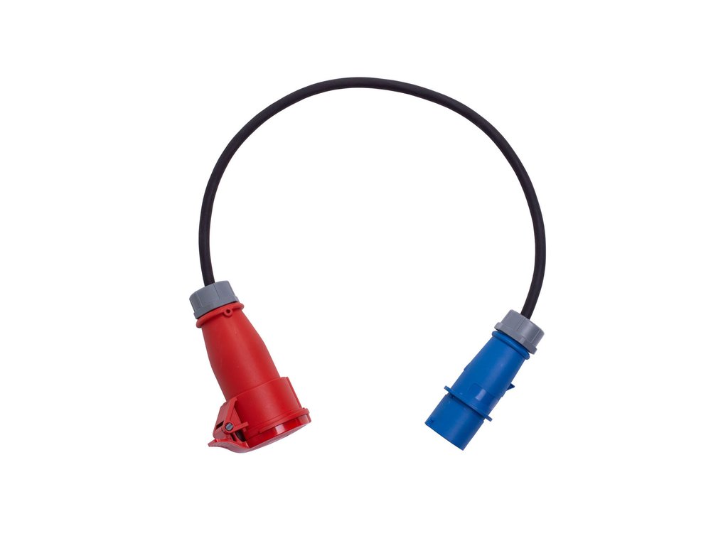 Blaupunkt verloopkabel CEE blauw > CEE rood